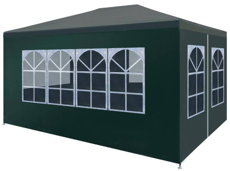 vidaXL Namiot imprezowy, 3 x 4 m, zielony