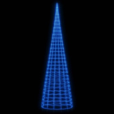 vidaXL Choinka z lampek, na maszt, 3000 niebieskich LED, 800 cm
