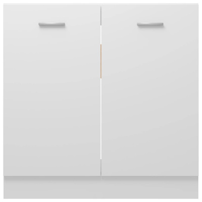 Szafka pod zlewozmywak, "Lyon", biała, 80x46x81,5 cm