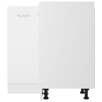 Szafka narożna biała, "Lyon", 75,5x75,5x81,5 cm