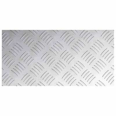 Stopień Prostokątny 4 pcs Srebrny 40 x 20 cm Aluminium
