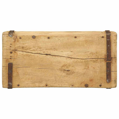 Taca 4 pcs Brązowy 30 x 14 x 9 cm Lite Drewno Recyklingowe