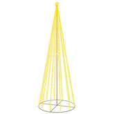 vidaXL Choinka stożkowa, 732 ciepłe białe LED, 160x500 cm