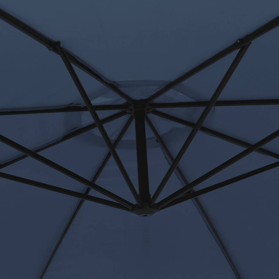 Parasol na wysięgniku 3,5 m, niebieski