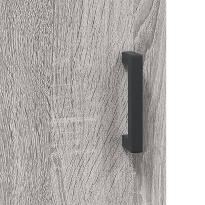 vidaXL Biurko, szary dąb sonoma, 140x50x75 cm, materiał drewnopochodny