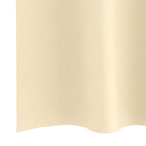Firany blackout z kółkami 2 pcs Kremowy 245 x 140 cm Poliester