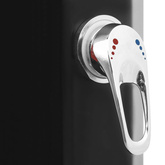 Ogrodowy prysznic solarny z końcówką prysznicową i kranem, 35 L