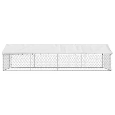 Kojec dla psa z zadaszeniem, 600 x 300 x 150 cm