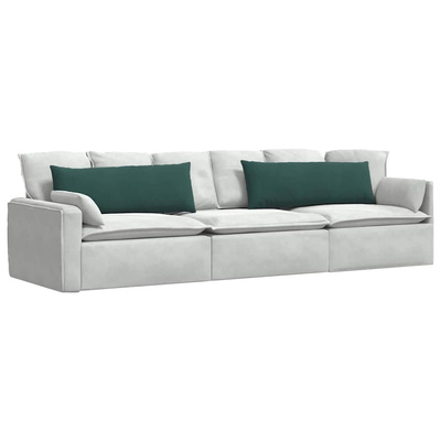 Poduszki na sofę 2 pcs Ciemna zieleń 120 x 40 cm