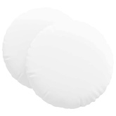 Poduszki na siedziska 2 pcs Biały ?60 x 21 cm tkanina