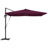 Parasol plażowy Bordeaux Czerwony 286 x 284 x 270 cm
