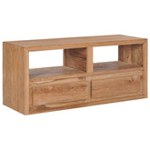 vidaXL Szafka pod TV, 90x30x40 cm, lite drewno tekowe