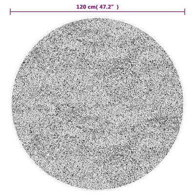vidaXL Dywan z możliwością prania, kolorowy, ?120 cm, antypoślizgowy model standard