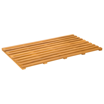 Mata do kąpieli brązowy 80 x 48 x 2,5 cm Lite Drewno Akacji