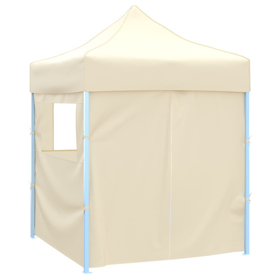 Namiot Imprezowy Kremowy 200 x 200 x 315 cm Materiał Oxford