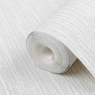 Tapeta 3D Solid jasnoszary 10 x 0,53 m Tkanina nienałożona