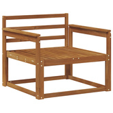 Środkowa sofa ogrodowa naturalny