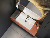 Umywalka VARNA 700 MIRASTONE SZARA