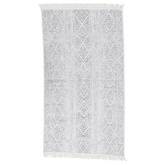 vidaXL Dywanik, jasnoszary, 120x180 cm, bawełniany