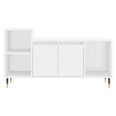Szafka pod TV, biała, 100x35x55 cm, materiał drewnopochodny vidaXL