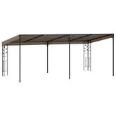 Altana przyścienna, 6 x 3 x 2,5 m, taupe