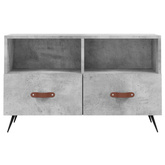 vidaXL Szafka pod TV, szarość betonu, 80x36x50 cm model standard