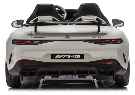 Auto Na Akumulator Mercedes GT63 AMG DKGT63 24V LCD Lakierowany Jasno Szary