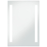 vidaXL Ścienne lustro łazienkowe z LED, 60 x 80 cm wariant 4