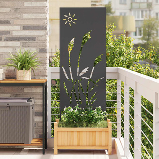 Ekran zapewniający prywatność w ogrodzie Czarny 50 x 140 cm
