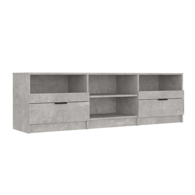 Szafka pod telewizor, szarość betonu, 150x33,5x45 cm