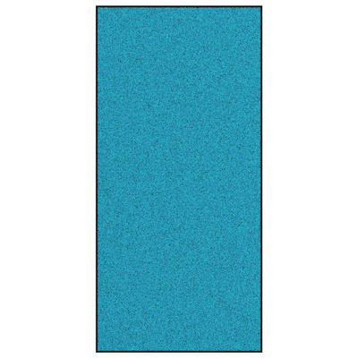 Dywanik wejściowy Cyan i Czarny 120 x 250 cm Poliamid i PVC