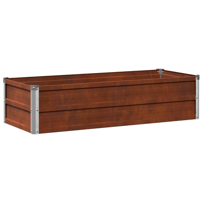 Podniesione Łóżko Ogrodowe Rdzawy 100 x 40 x 24 cm tektura