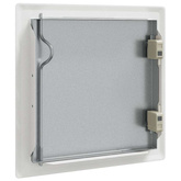 Panel dostępu 2 szt. Biały 23 x 23 x 3 cm Stal