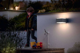 Kinkiet myGarden Hedgehog E27 szary 1733787PN Philips