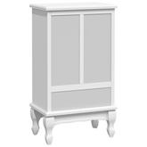 Szafka z 5 szufladami i 2 półkami, biała