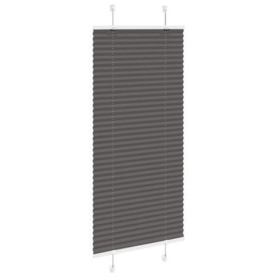 Roleta plisowana czarna 60x100 cm Szerokość tkaniny 59,4cm