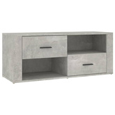 vidaXL Szafka pod TV, szarość betonu, 100x35x40 cm