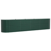 Podniesiony grządka Zielony 400 x 80 x 81 cm Stal