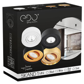 Punktowa oprawa sufitowa wpuszczana SKAND MINI 1 Gold IP20 okrągła złota EDO777548 EDO Solutions