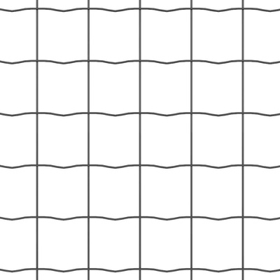 Ogrodzenie Euro 1 x 10 m Żelazo pokryte PVC Szary