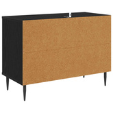 Szafka pod telewizor MAINZ 69 x 33 x 50,5 cm Czarny dąb