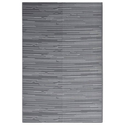 vidaXL Dywan zewnętrzny, antracytowy, 140 x 200 cm, PP