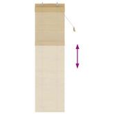 Roleta naturalny 50 x 220 cm Bambus
