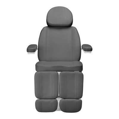 Elektryczny fotel kosmetyczny SILLON CLASSIC 2 silniki pedi szary 148289