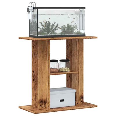 Stojak pod akwarium Stare drewno 60x30x60 cm Drewno konstrukcyjne