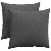 Poduszki na sofę 2 pcs Ciemnoszary 45 x 45 cm