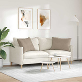 Poduszki na sofę 2 pcs Ciemnoszary 70 x 50 cm tkanina