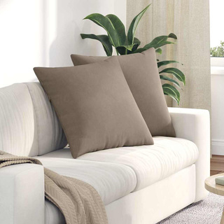 Poduszki na sofę 2 pcs Ciemnoszary 80 x 80 cm tkanina