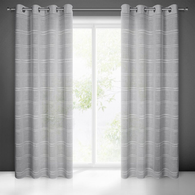 Firana Arcadia srebrna 140x250