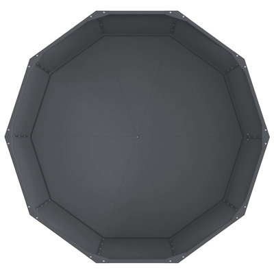 Donica Antracyt 120 x 120 x 50 cm Stal